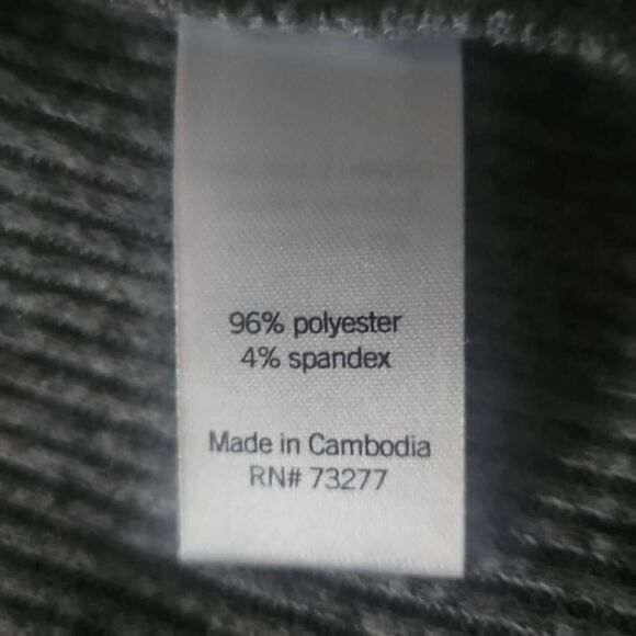 EVRI Light Grey Ribbed Knit Swing Dress, 3XL, NWOT - Picture 9 of 10